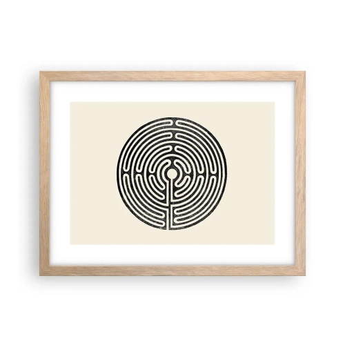 Affiche dans un chêne clair - Poster - Ordre mystérieux - 40x30 cm