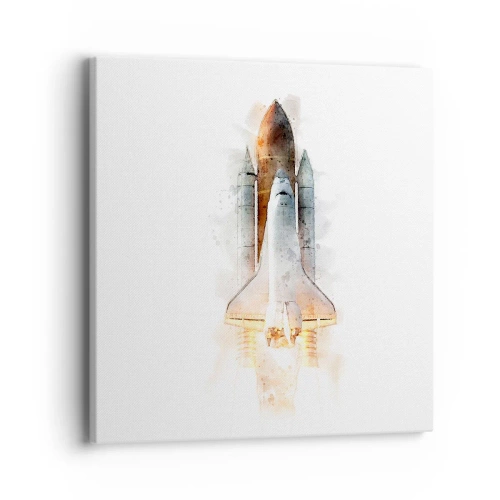 Impression sur toile - Image sur toile - Des explorateurs pour commencer - 40x40 cm