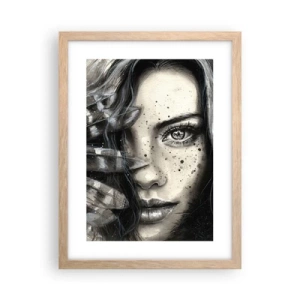 Affiche dans un chêne clair - Poster - Beauté sauvage - 30x40 cm