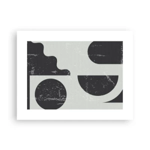 Affiche - Poster - Composition dessus et dessous - 40x30 cm