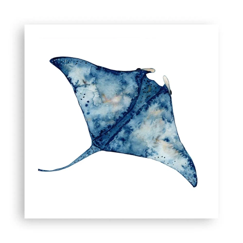 Affiche - Poster - La vie en bleu - 50x50 cm