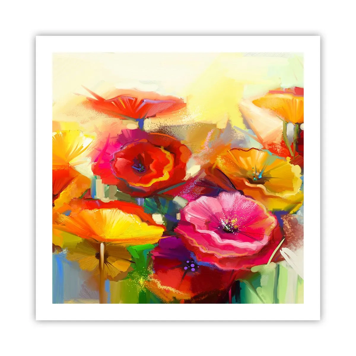 Affiche - Poster - Pas seulement rouge - 60x60 cm