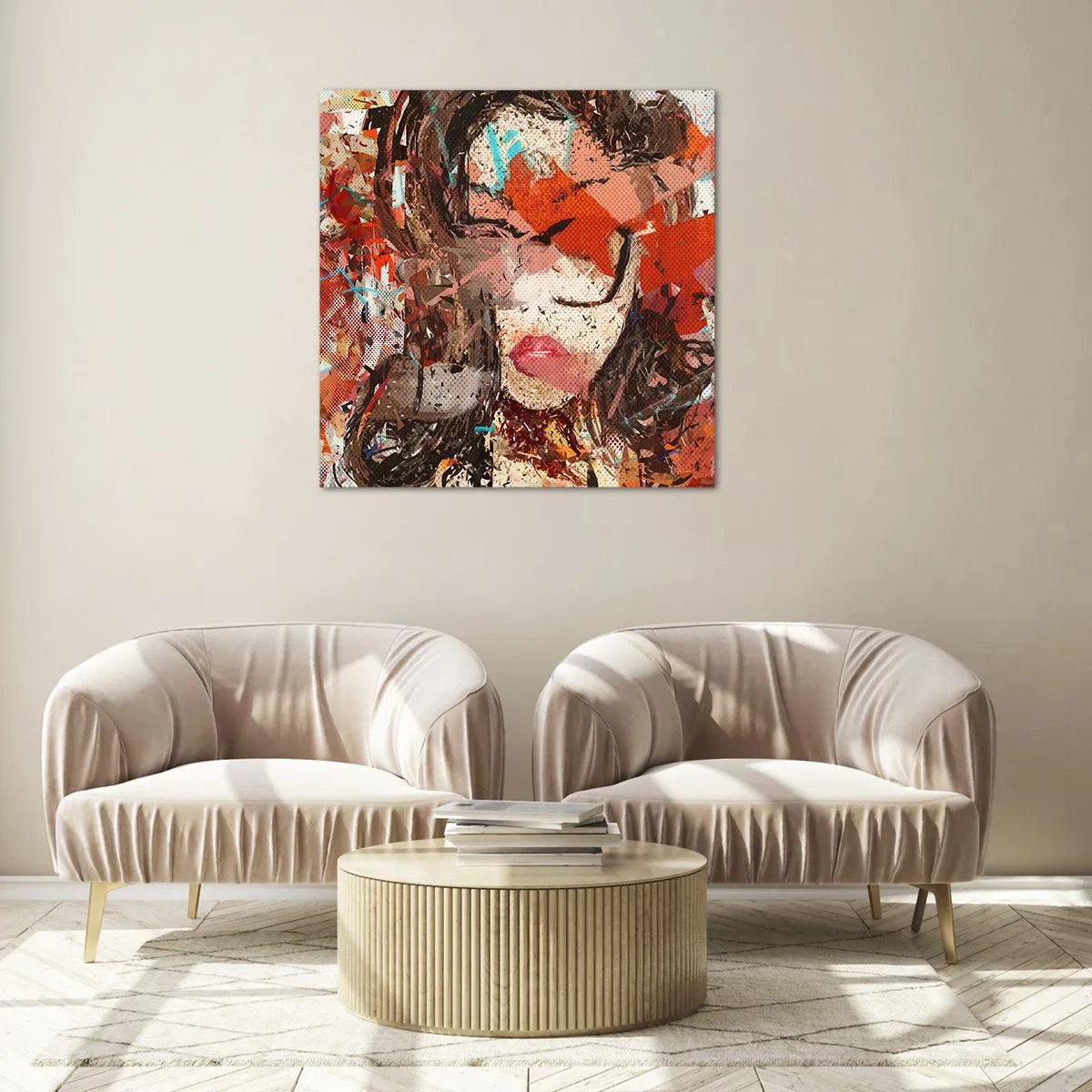 Impression sur verre - Image sur verre - Personne ne sait ce que tu es vraiment - 50x50 cm