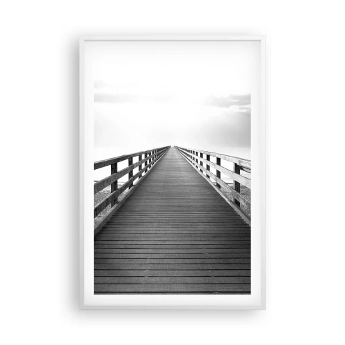 Affiche dans un cadre blanc - Poster - A perte de vue... - 61x91 cm