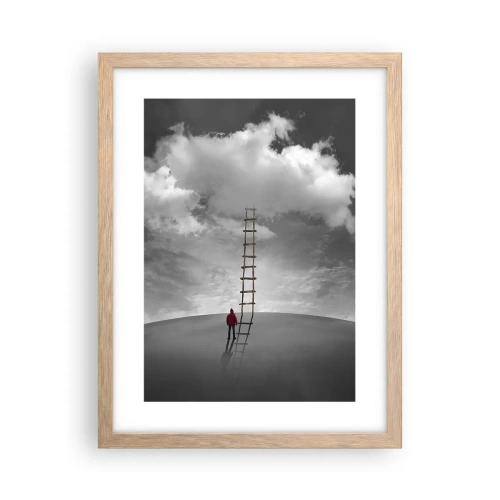 Affiche dans un chêne clair - Poster - Tout est possible - 30x40 cm