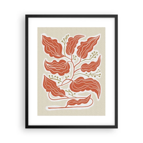 Affiche dans un cadre noir - Poster - Folk et coloré - 40x50 cm