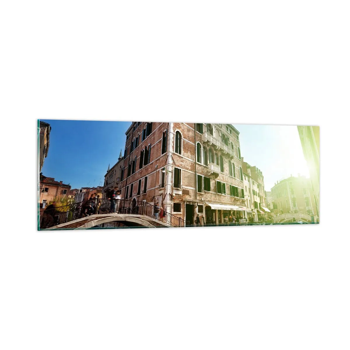 Impression sur verre - Image sur verre - Venise - Amore Moi - 90x30 cm