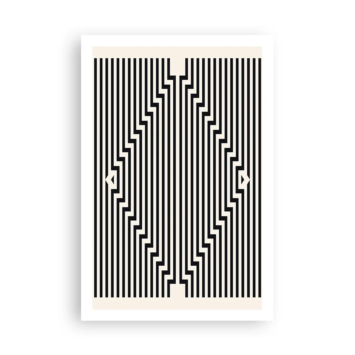 Affiche - Poster - Illusion géométrique - 61x91 cm