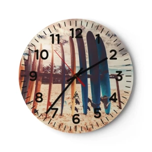 Horloge murale - Pendule murale - Bonne nuit, à demain - 40x40 cm
