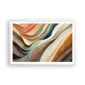 Affiche dans un cadre blanc - Poster - Le moment avant le changement - 91x61 cm