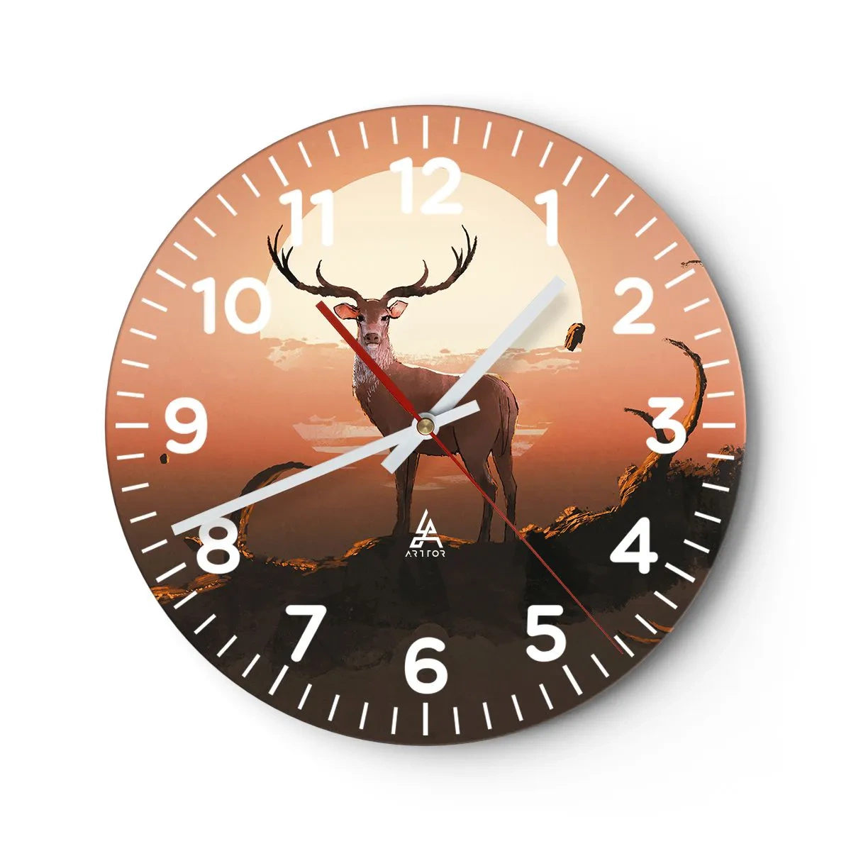 Horloge murale - Pendule murale - Cette nuit ne ressemble à aucune autre - 30x30 cm