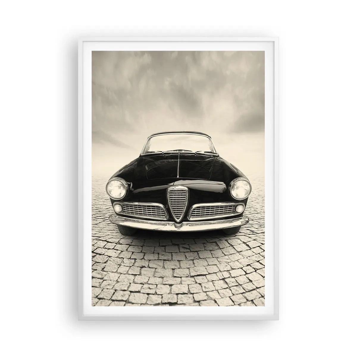 Affiche dans un cadre blanc - Poster - Et alors! Tu ne m'aime pas? - 70x100 cm