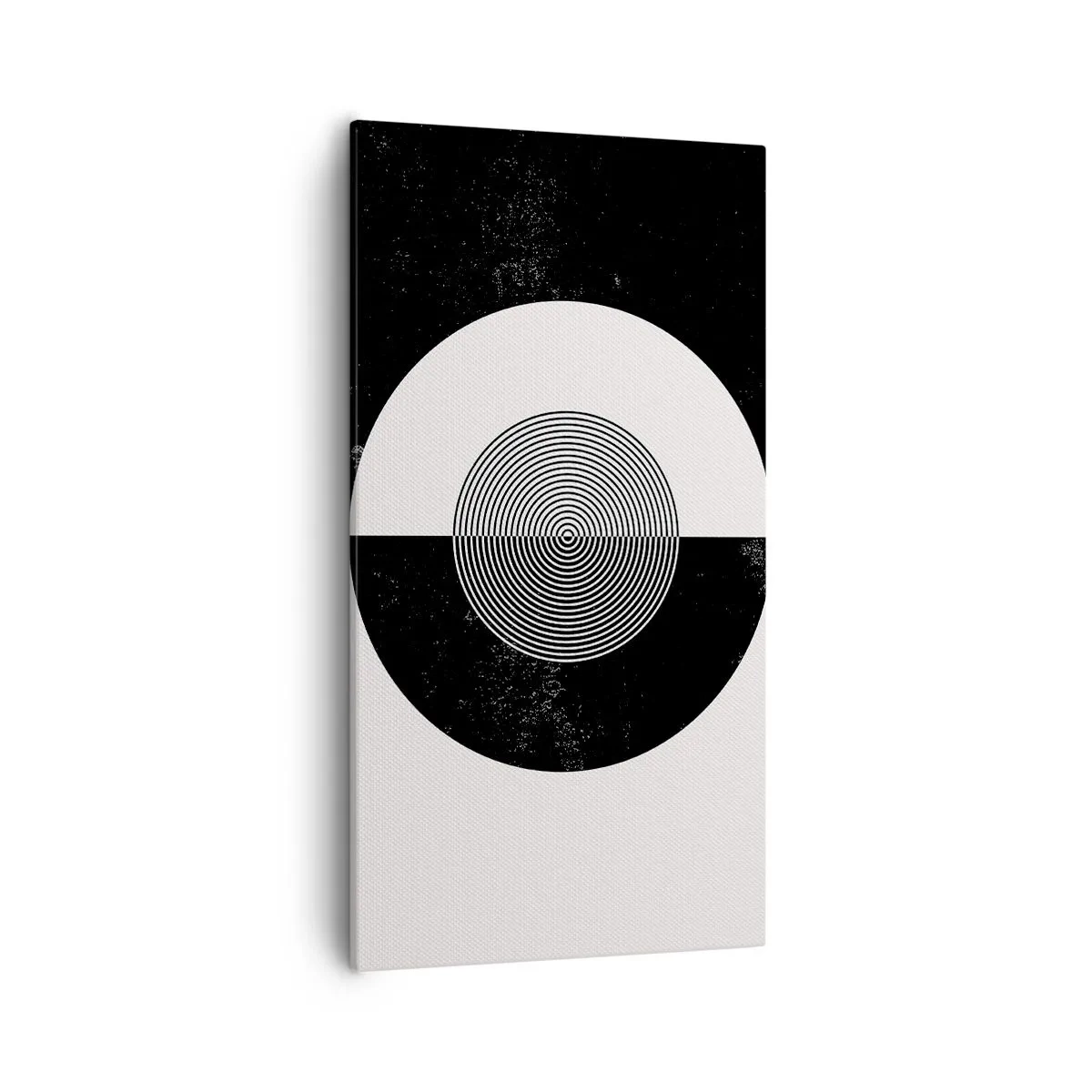 Impression sur toile - Image sur toile - Harmonie de noir et blanc - 55x100 cm