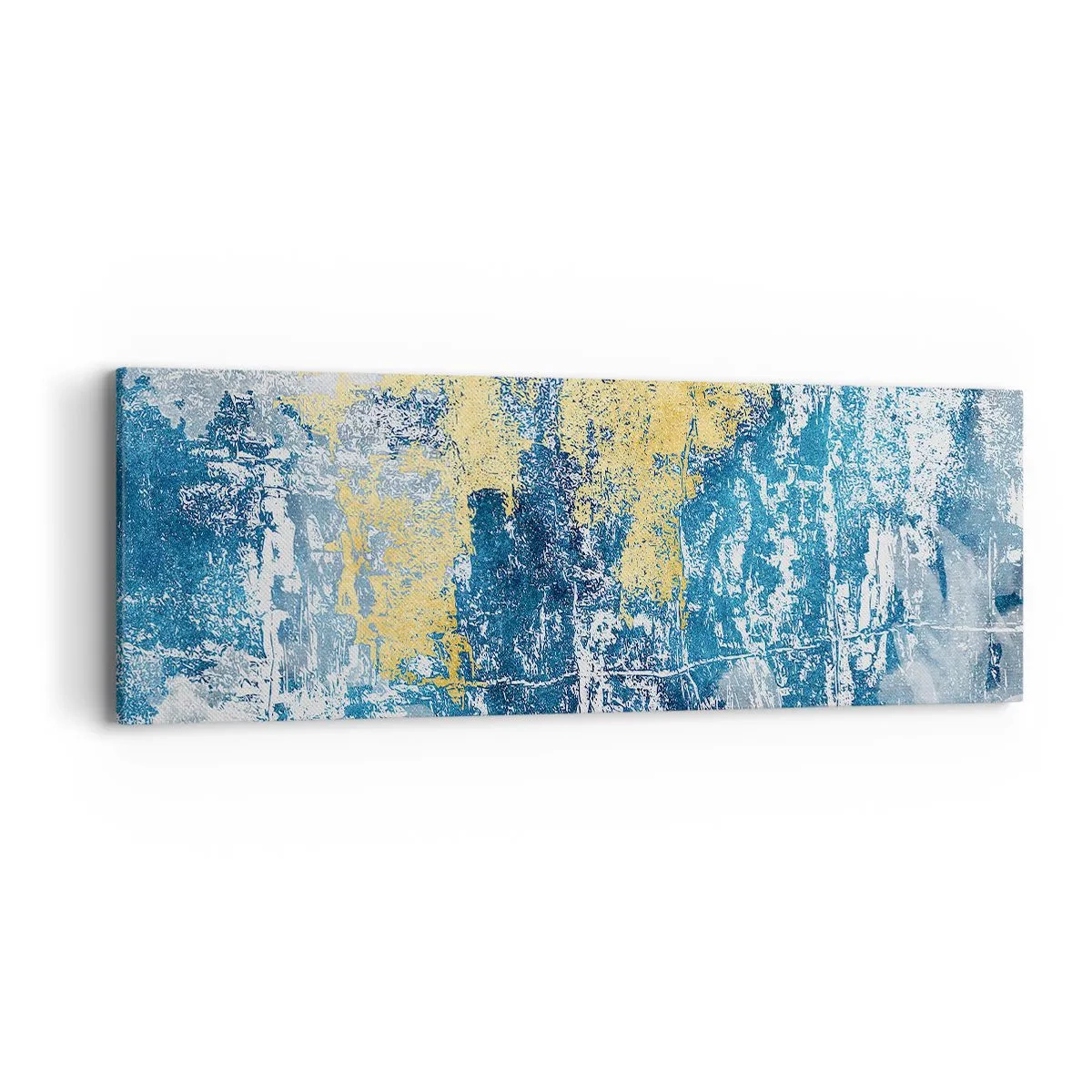 Impression sur toile - Image sur toile - Abstraction du temps - 90x30 cm