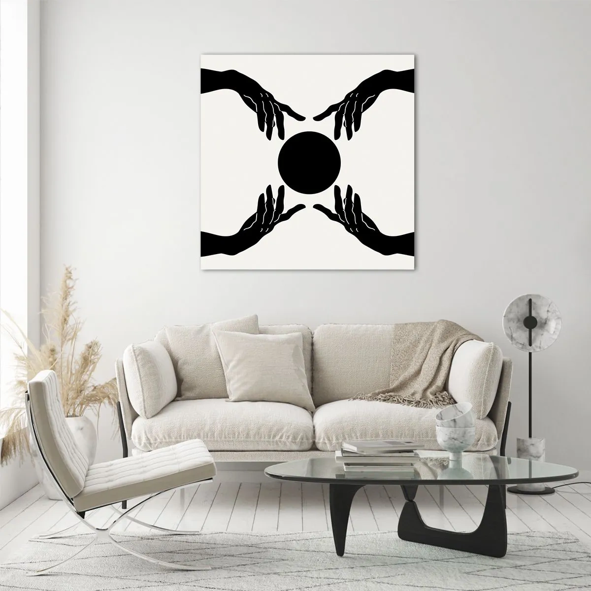 Impression sur verre - Image sur verre - Signe secret - 40x40 cm