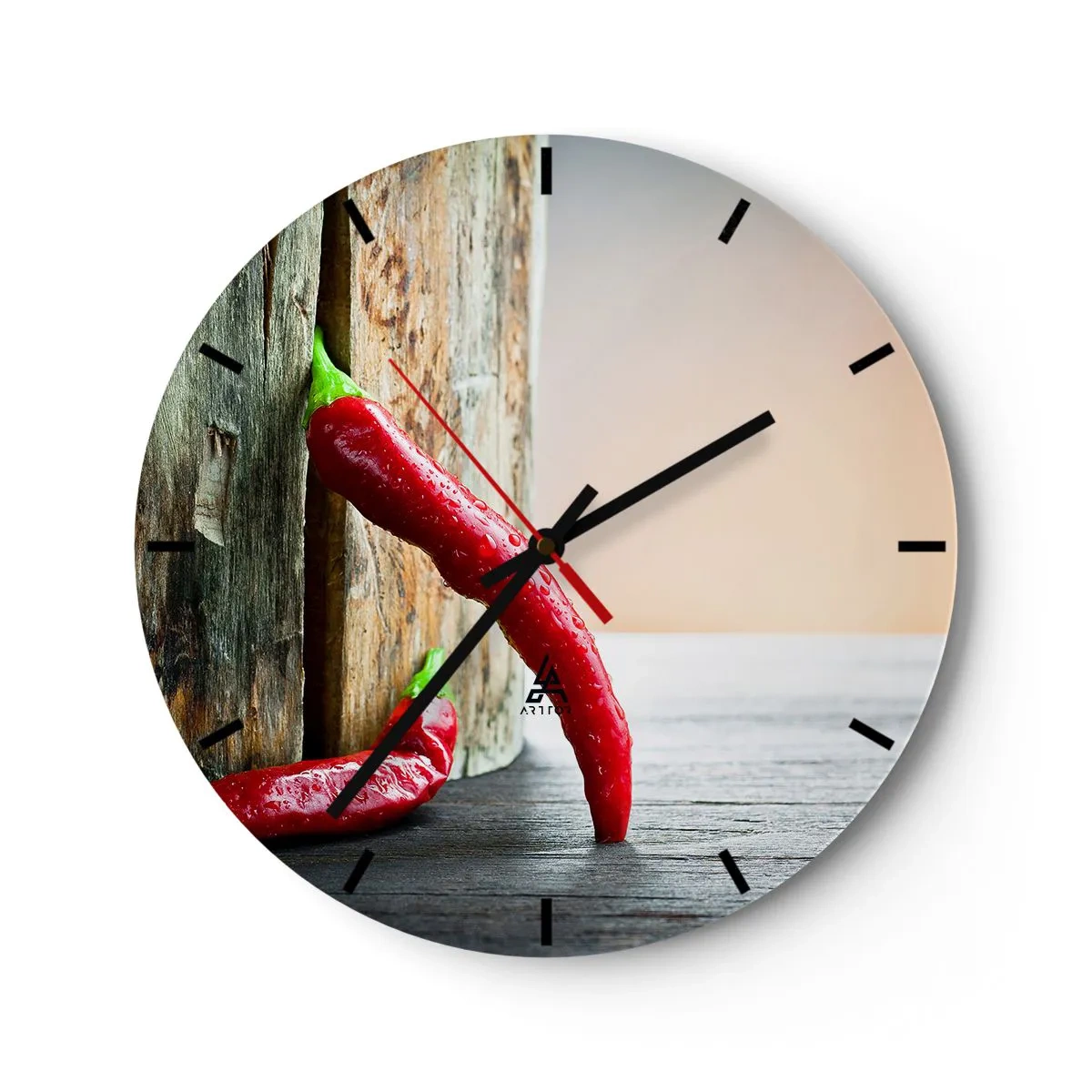 Horloge murale - Pendule murale - Red hot chili peppers - 40x40 cm