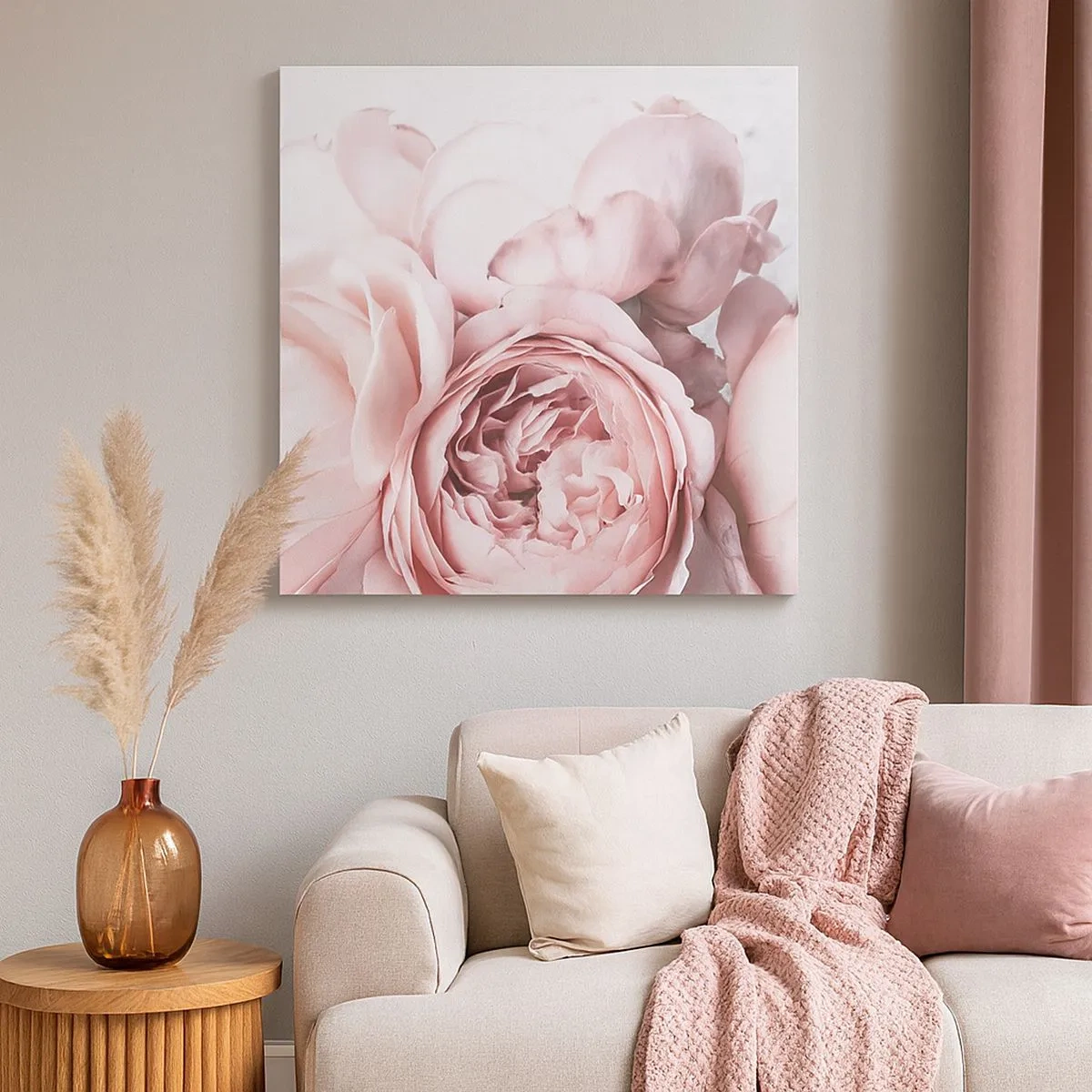 Impression sur toile - Image sur toile - Pour les romantiques - 30x30 cm