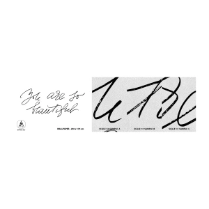 Échantillon de Papier Peint Premium Sand - Vraiment, crois-moi... - Typographie, Affirmation, Maxime - 100x30 cm