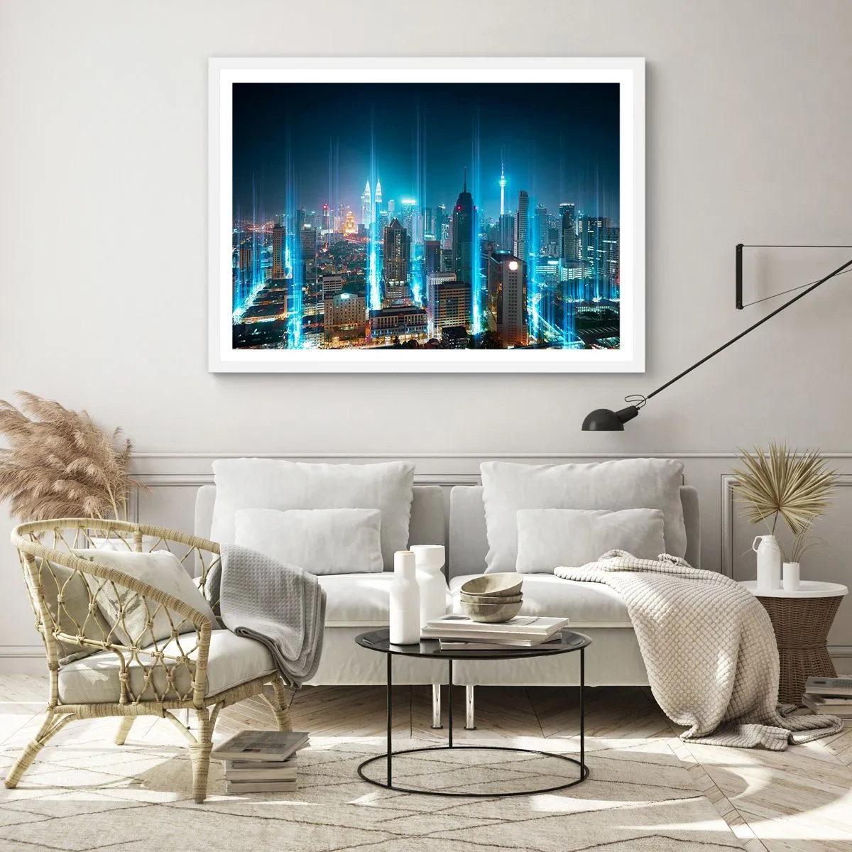 Affiche dans un cadre blanc - Poster - À Berlin au paradis - 70x50 cm