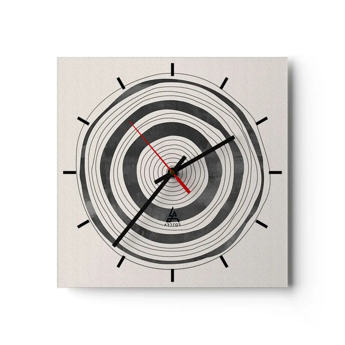 Horloge murale - Pendule murale - Ce qui est important c'est ce qu'il y a entre les deux - 40x40 cm