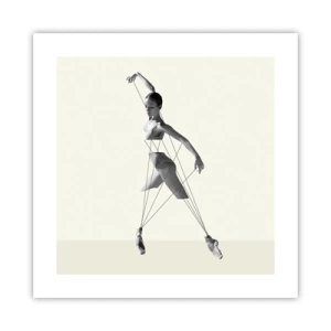 Affiche - Poster - Dans le théatre de la vie - 40x40 cm
