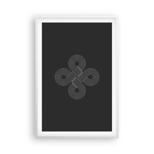 Affiche dans un cadre blanc - Poster - Dans l'âme celtique - 61x91 cm