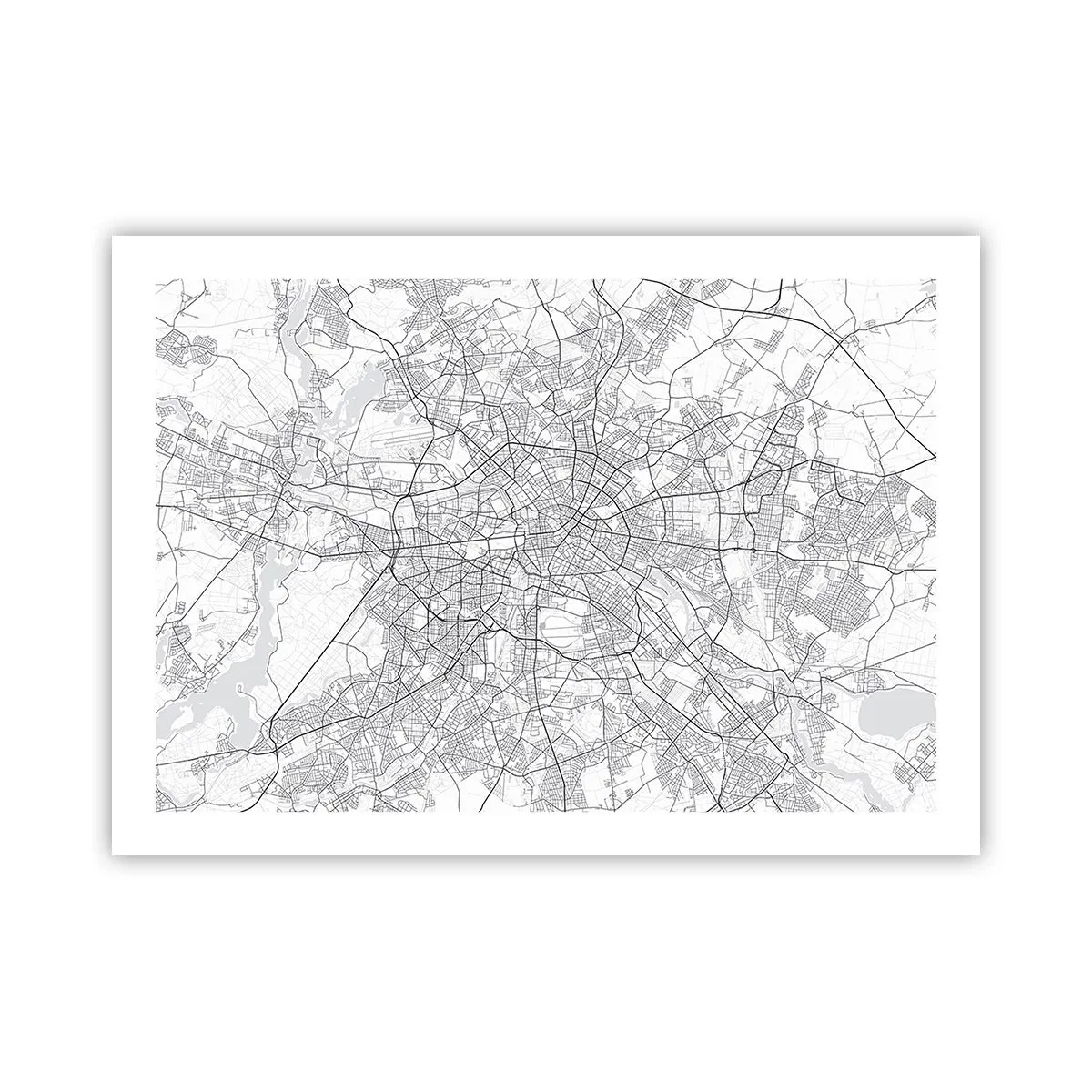 Affiche - Poster - Fleur de Berlin - 70x50 cm