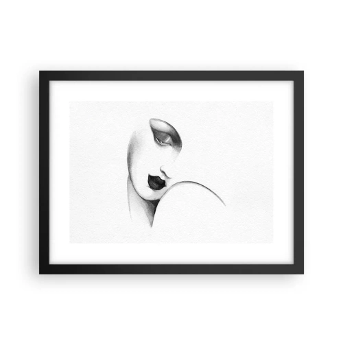 Affiche dans un cadre noir - Poster - Dans le style de Lempicka - 40x30 cm