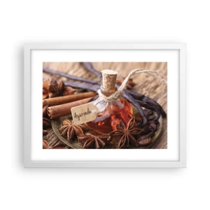 Affiche dans un cadre blanc - Poster - Vers l'unité du corps et de l'esprit - 40x30 cm