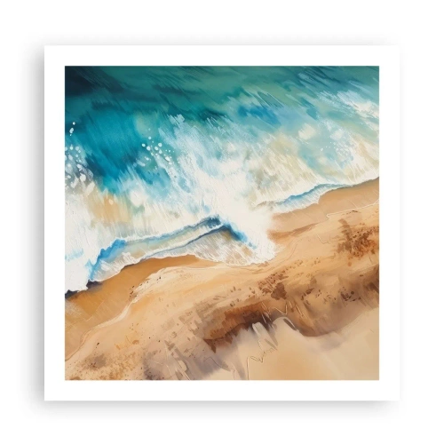 Affiche - Poster - La vague qui revient - 60x60 cm