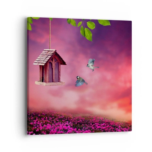 Impression sur toile - Image sur toile - Invitation à dîner - 40x40 cm