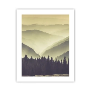 Affiche - Poster - Derrière les sept montagnes… - 40x50 cm