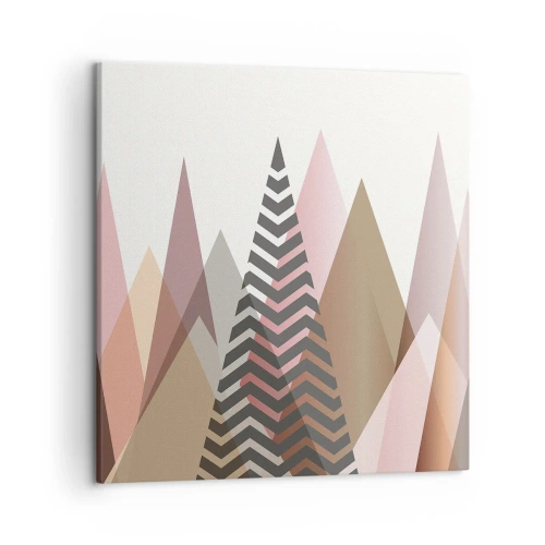 Impression sur toile - Image sur toile - Vue pyramidale - 50x50 cm