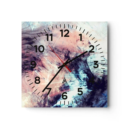 Horloge murale - Pendule murale - Sentir le vent - 30x30 cm