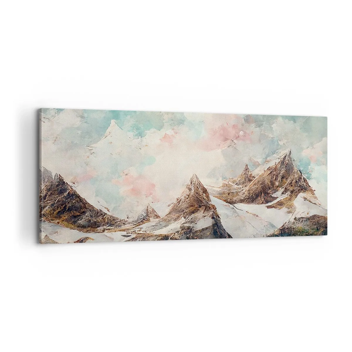 Impression sur toile - Image sur toile - Lames de roche - 100x40 cm