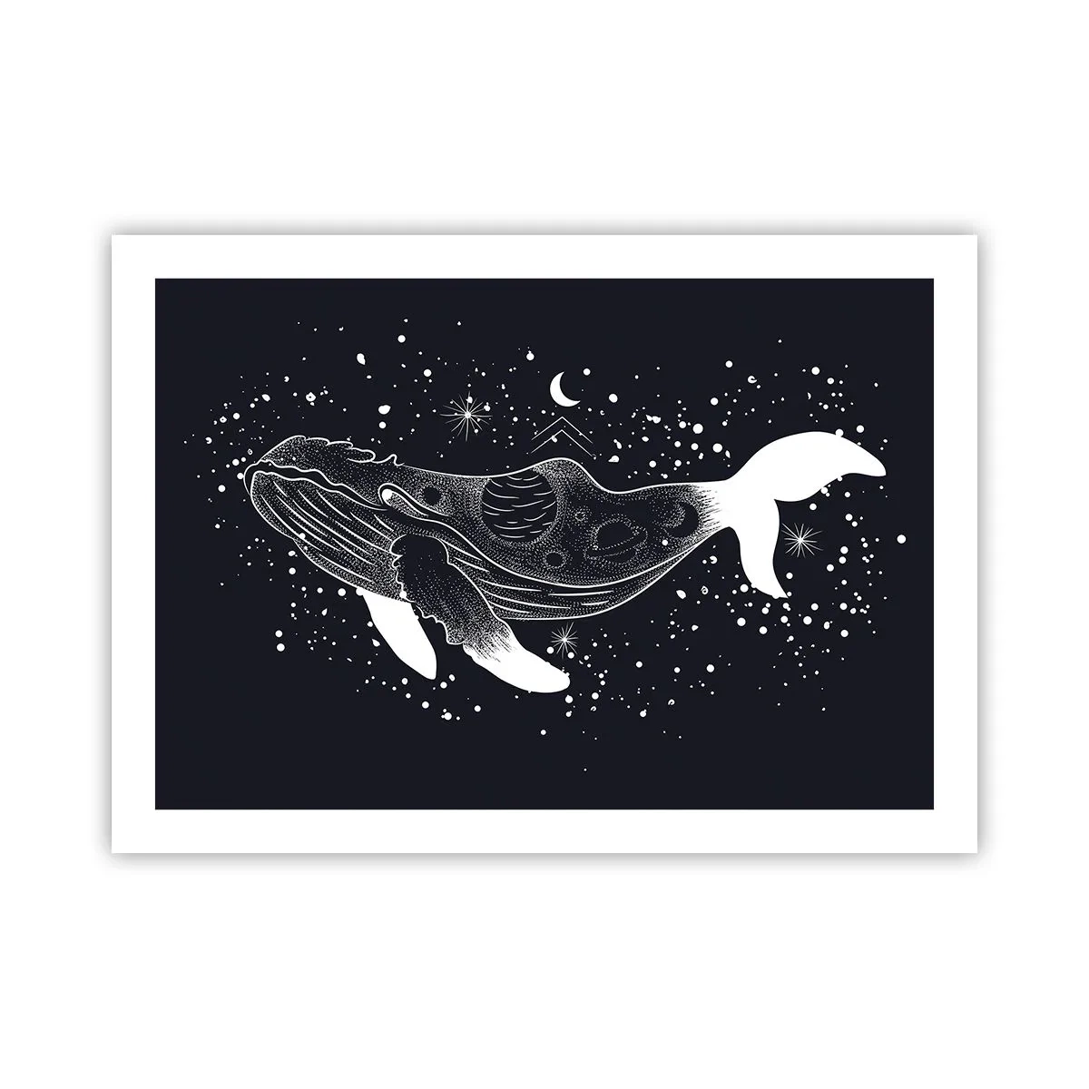 Affiche - Poster - Dans l'océan de l'univers - 70x50 cm