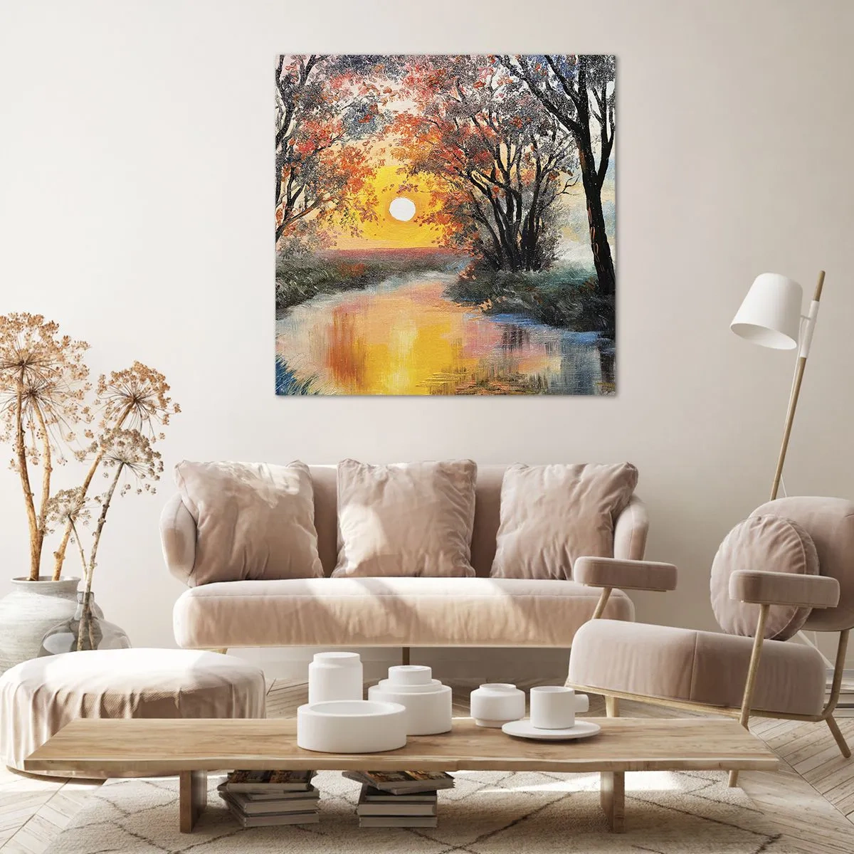 Impression sur toile - Image sur toile - Climats de printemps - 30x30 cm