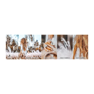 Échantillon de Papier Peint Premium Sand - Né de peluches d'herbe - Femme, Ancien, Bohème - 100x30 cm