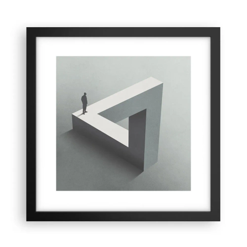 Affiche dans un cadre noir - Poster - Mais c'est possible - 30x30 cm