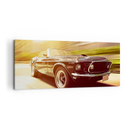 Impression sur toile - Image sur toile - 1967 - le retour de la légende - 100x40 cm