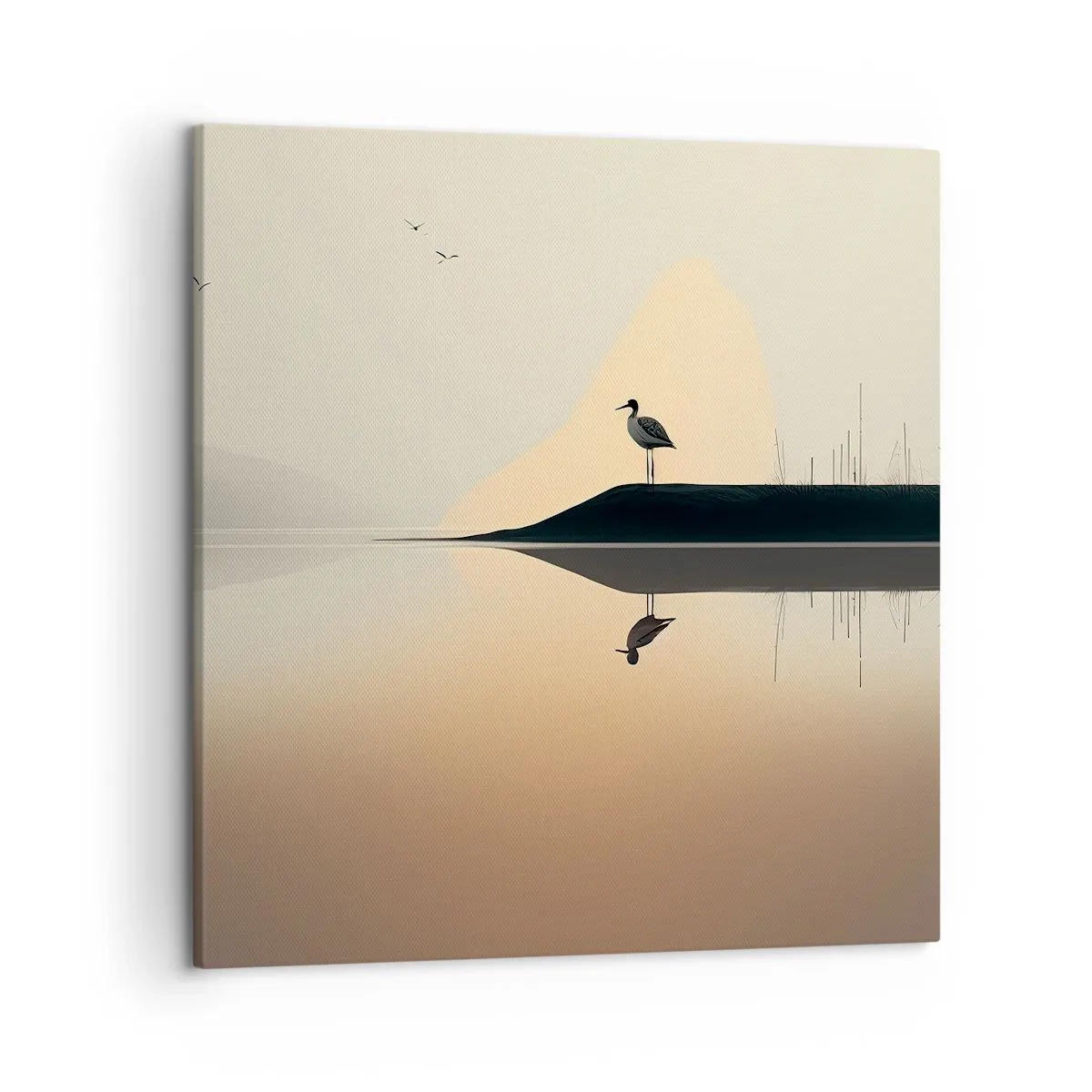 Impression sur toile - Image sur toile - Le seigneur du lac - 50x50 cm