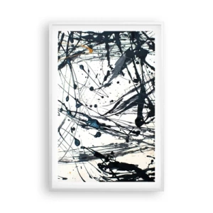 Affiche dans un cadre blanc - Poster - Ca a du sens ou ça n'en a pas ? - 61x91 cm