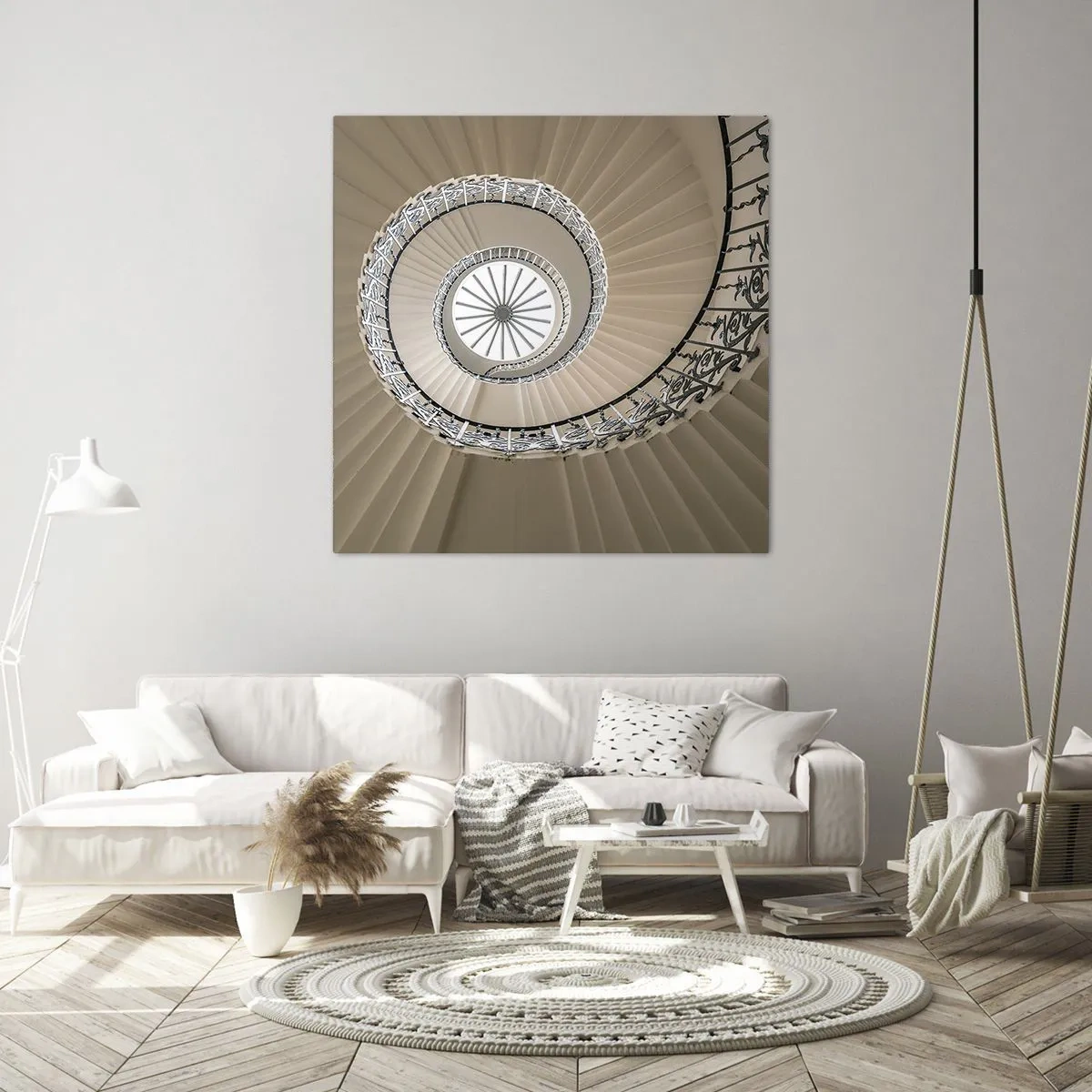 Impression sur toile - Image sur toile - À l'intérieur de la coquille - 50x50 cm