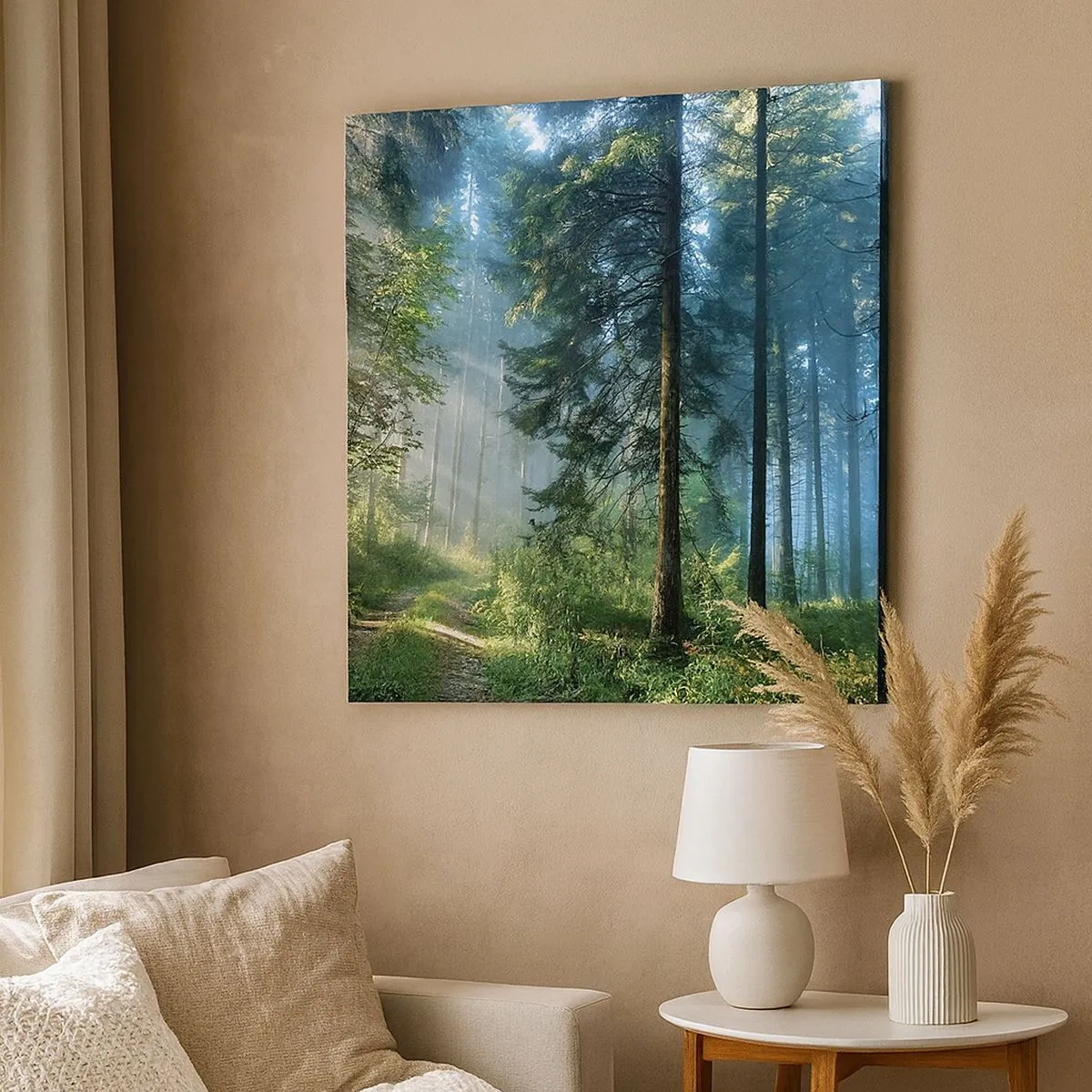 Impression sur toile - Image sur toile - Rayonnant le matin - 30x30 cm