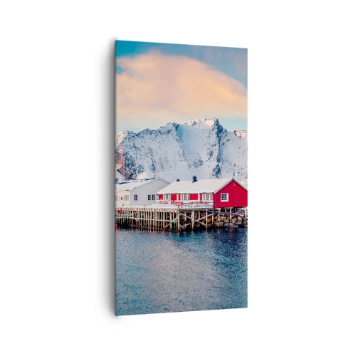 Impression sur toile - Image sur toile - Retraite dans le nord - 65x120 cm