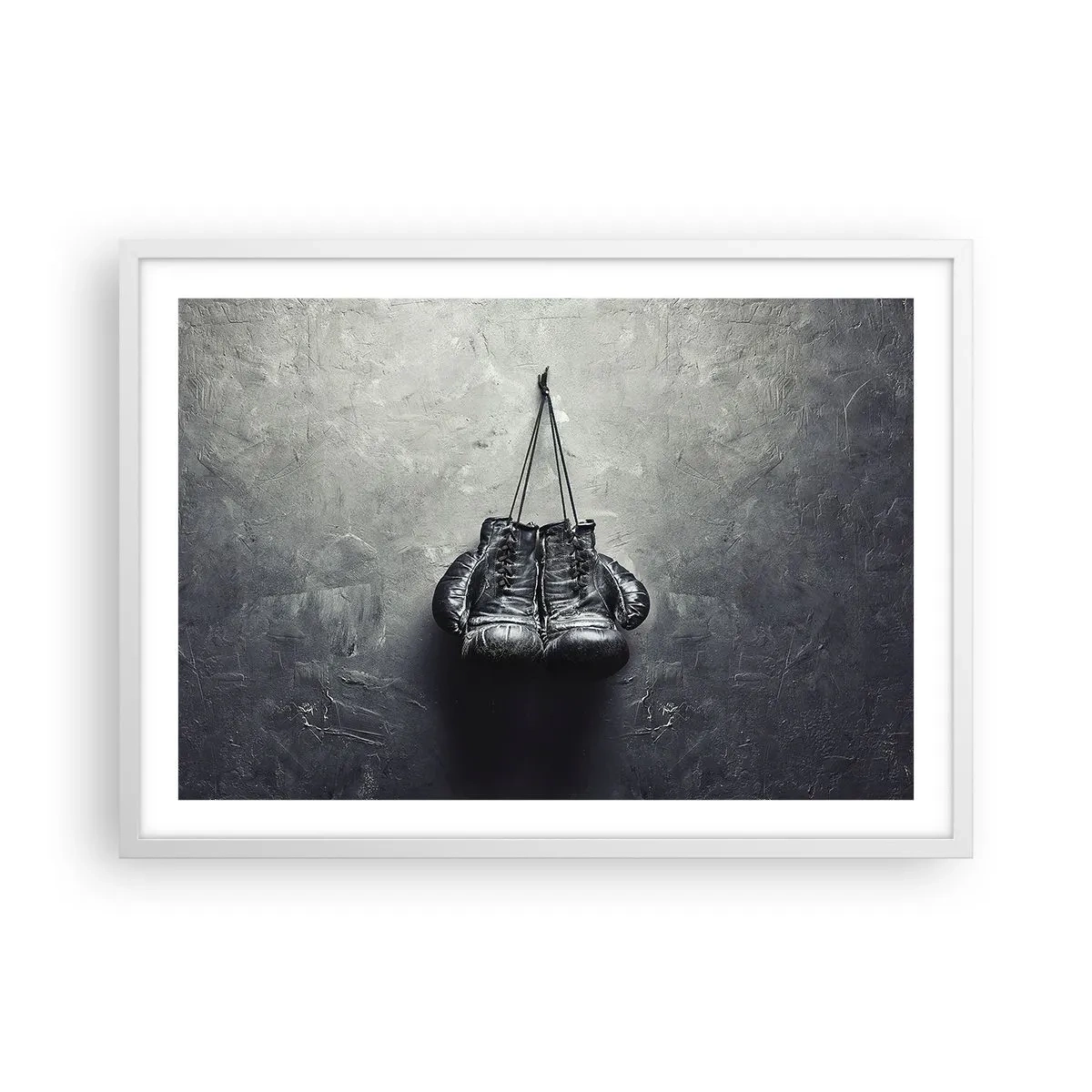 Affiche dans un cadre blanc - Poster - Un temps pour se battre et un temps pour la paix - 70x50 cm