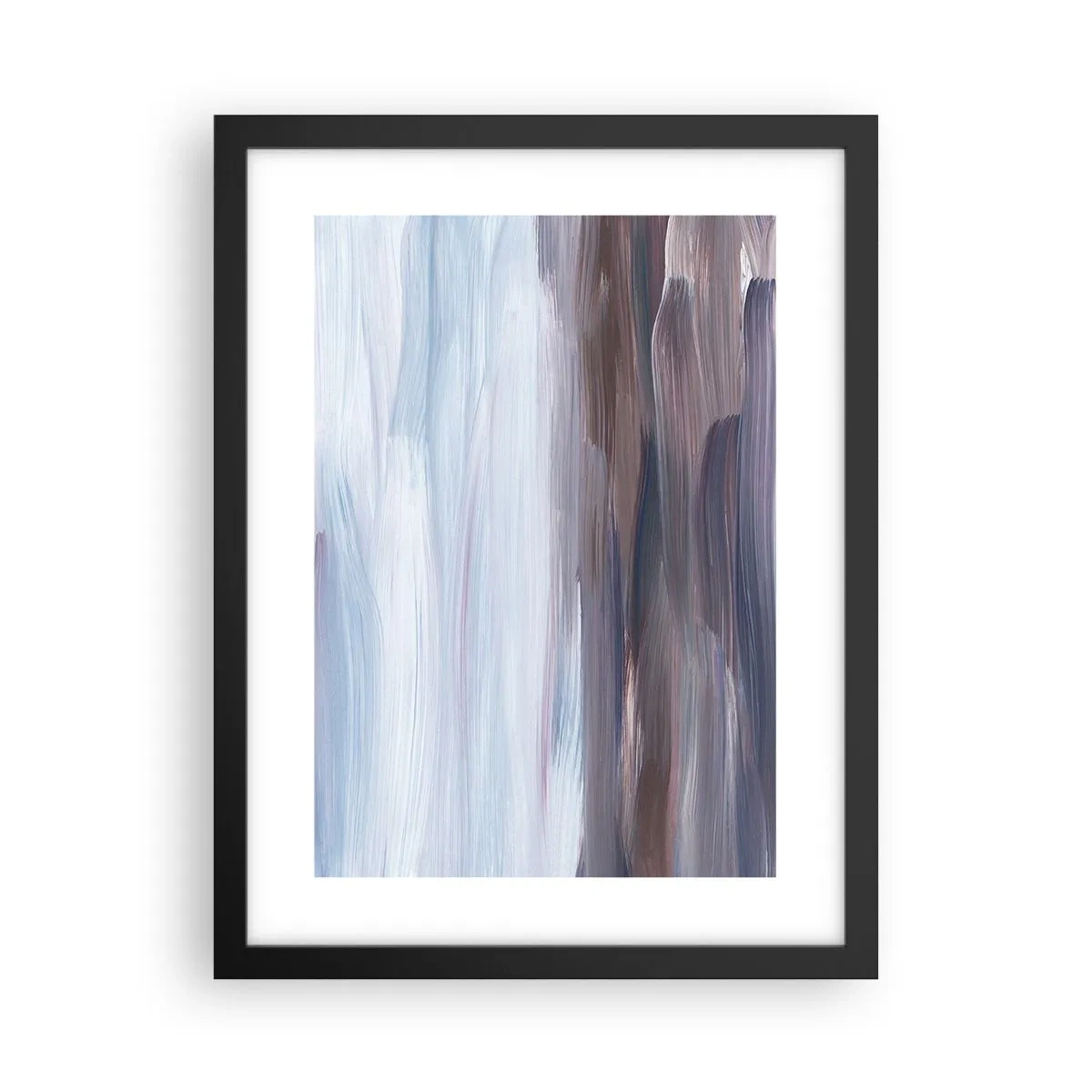 Affiche dans un cadre noir - Poster - Éléments : eau - 30x40 cm