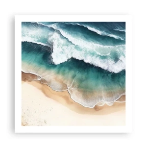 Affiche - Poster - La rencontre éternelle - 60x60 cm