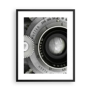 Affiche dans un cadre noir - Poster - Histoire d'Hollywood - 40x50 cm