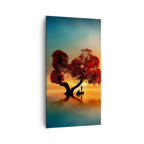 Impression sur toile - Image sur toile - Plénitude et éloignement sans monde - 55x100 cm